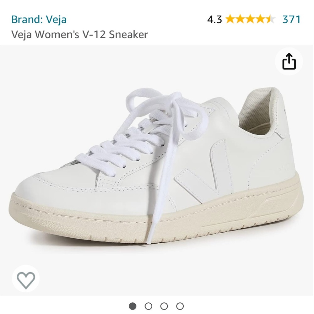 Veja V-12 sneakers in extra white